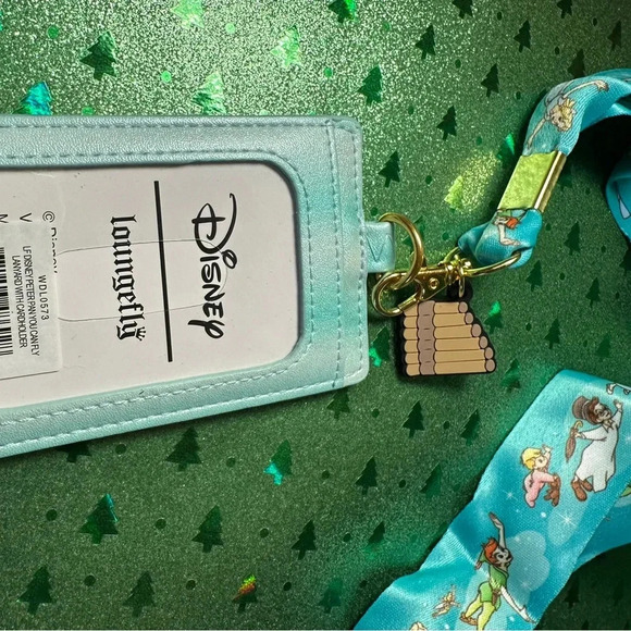 Loungefly Disney You Can Fly lanyard and card holder NWT - Picture 5 of 7